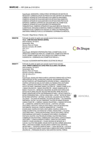 RPI - Marcas 2246 "Vervs Consultoria" 