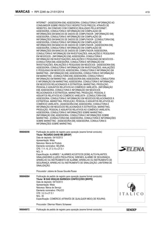 RPI - Marcas 2246 "Vervs Consultoria" 