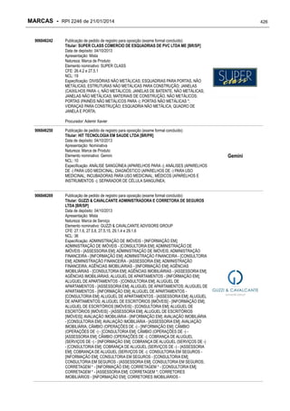 RPI - Marcas 2246 "Vervs Consultoria" 