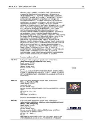 RPI - Marcas 2246 "Vervs Consultoria" 