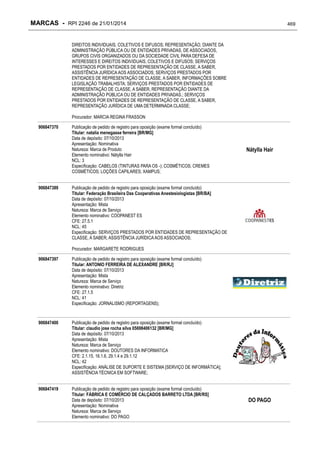 RPI - Marcas 2246 "Vervs Consultoria" 