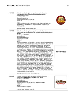 RPI - Marcas 2246 "Vervs Consultoria" 