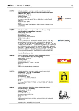 RPI - Marcas 2246 "Vervs Consultoria" 
