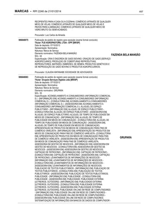 RPI - Marcas 2246 "Vervs Consultoria" 