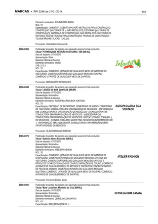 RPI - Marcas 2246 "Vervs Consultoria" 