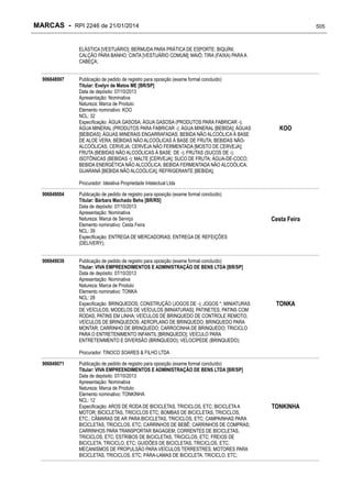 RPI - Marcas 2246 "Vervs Consultoria" 