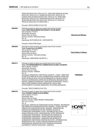 RPI - Marcas 2246 "Vervs Consultoria" 
