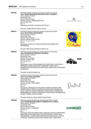 RPI - Marcas 2246 "Vervs Consultoria" 
