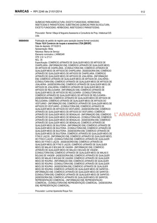 RPI - Marcas 2246 "Vervs Consultoria" 