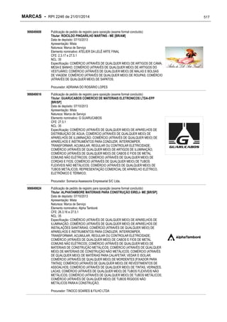 RPI - Marcas 2246 "Vervs Consultoria" 