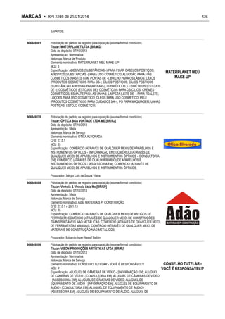 RPI - Marcas 2246 "Vervs Consultoria" 