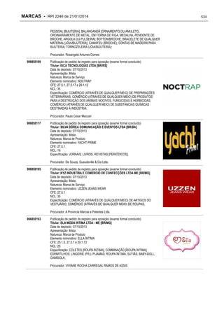 RPI - Marcas 2246 "Vervs Consultoria" 