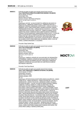 RPI - Marcas 2246 "Vervs Consultoria" 