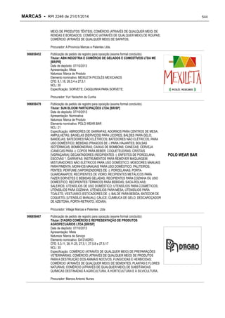 RPI - Marcas 2246 "Vervs Consultoria" 