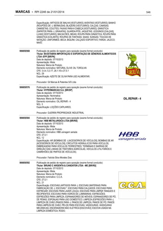 RPI - Marcas 2246 "Vervs Consultoria" 