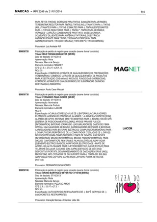 RPI - Marcas 2246 "Vervs Consultoria" 