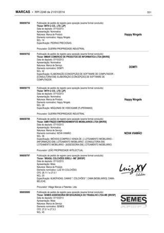 RPI - Marcas 2246 "Vervs Consultoria" 