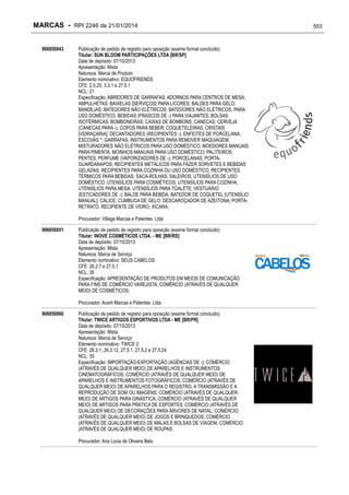 RPI - Marcas 2246 "Vervs Consultoria" 