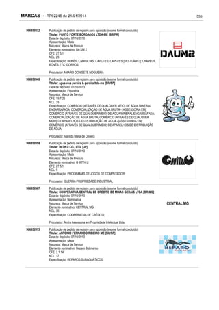 RPI - Marcas 2246 "Vervs Consultoria" 