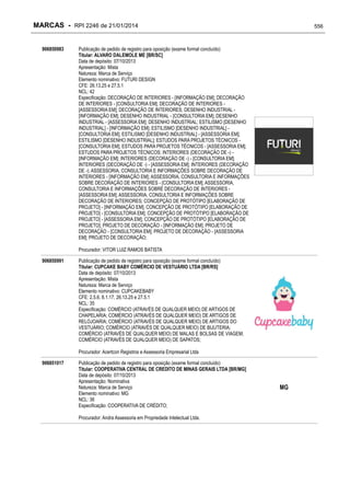 RPI - Marcas 2246 "Vervs Consultoria" 