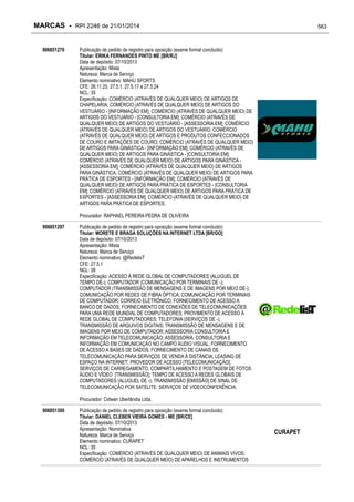 RPI - Marcas 2246 "Vervs Consultoria" 