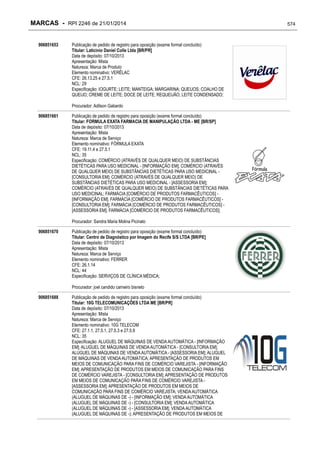 RPI - Marcas 2246 "Vervs Consultoria" 