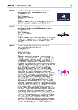 RPI - Marcas 2246 "Vervs Consultoria" 