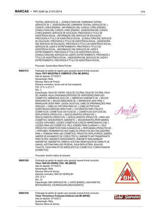 RPI - Marcas 2246 "Vervs Consultoria" 