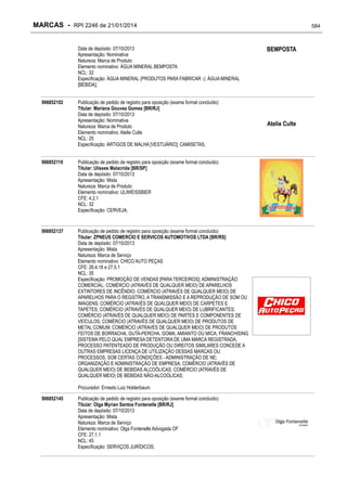 RPI - Marcas 2246 "Vervs Consultoria" 