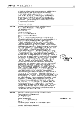 RPI - Marcas 2246 "Vervs Consultoria" 