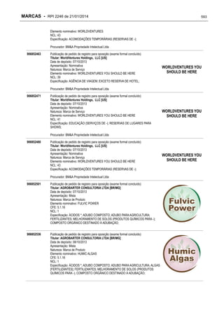 RPI - Marcas 2246 "Vervs Consultoria" 