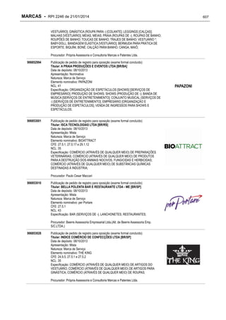 RPI - Marcas 2246 "Vervs Consultoria" 