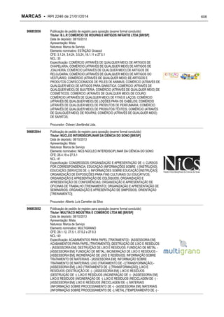 RPI - Marcas 2246 "Vervs Consultoria" 