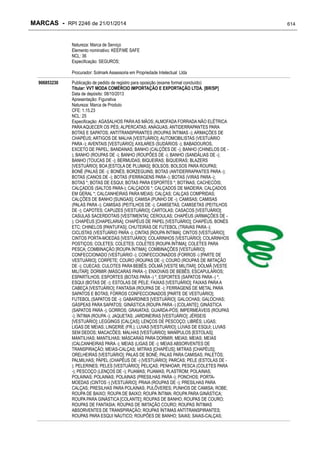 RPI - Marcas 2246 "Vervs Consultoria" 