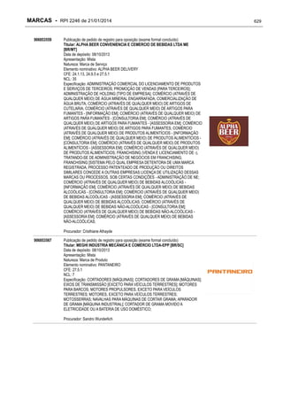 RPI - Marcas 2246 "Vervs Consultoria" 