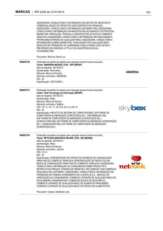 RPI - Marcas 2246 "Vervs Consultoria" 