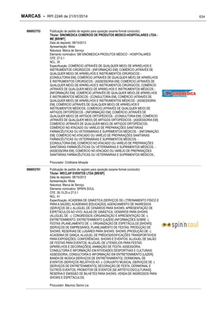 RPI - Marcas 2246 "Vervs Consultoria" 