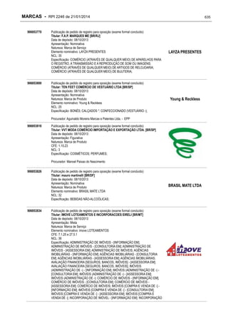RPI - Marcas 2246 "Vervs Consultoria" 