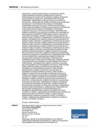 RPI - Marcas 2246 "Vervs Consultoria" 