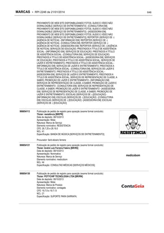 RPI - Marcas 2246 "Vervs Consultoria" 