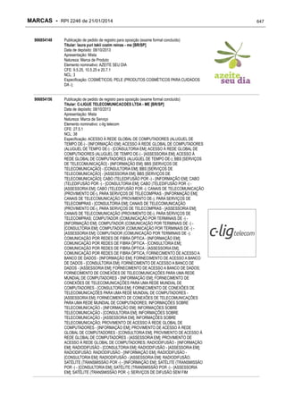 RPI - Marcas 2246 "Vervs Consultoria" 