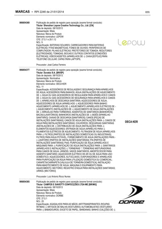 RPI - Marcas 2246 "Vervs Consultoria" 