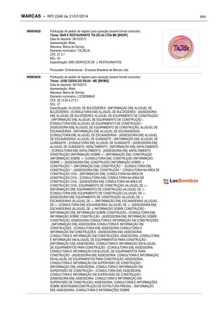 RPI - Marcas 2246 "Vervs Consultoria" 