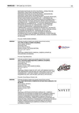 RPI - Marcas 2246 "Vervs Consultoria" 