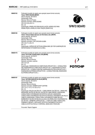 RPI - Marcas 2246 "Vervs Consultoria" 