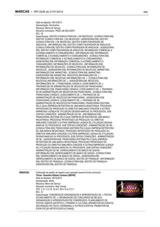 RPI - Marcas 2246 "Vervs Consultoria" 