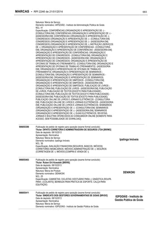 RPI - Marcas 2246 "Vervs Consultoria" 