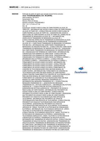 RPI - Marcas 2246 "Vervs Consultoria" 