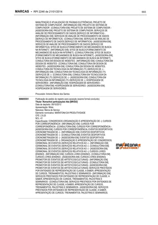 RPI - Marcas 2246 "Vervs Consultoria" 