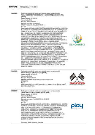 RPI - Marcas 2246 "Vervs Consultoria" 